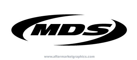 MDS Helmets Decals - Pair (2 pieces)